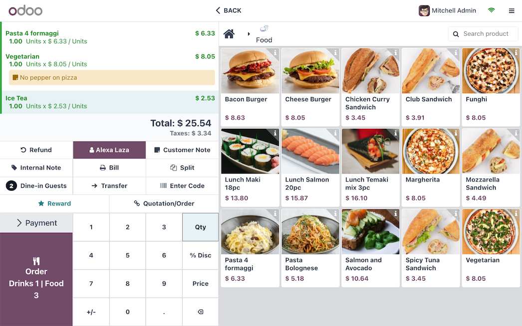 Odoo Complete Restaurant Solution